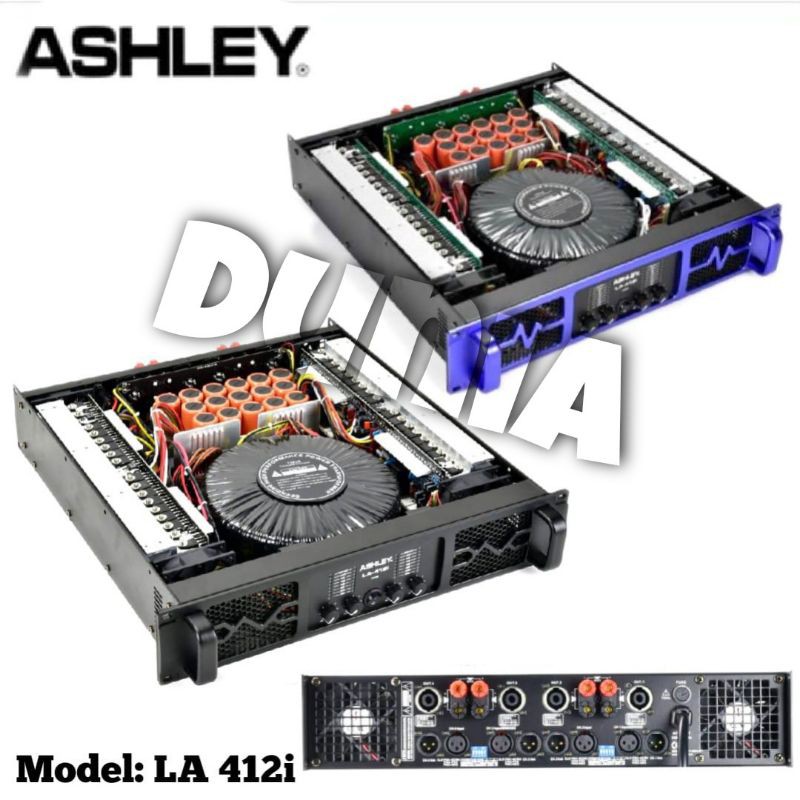 Power Ashley LA 412 i Amplifier 4 Channel Ashley LA 412i Class H
