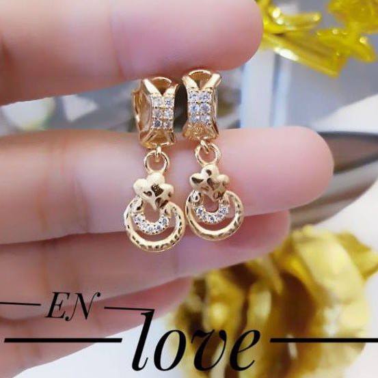 Xuping anting lapis emas 24k 2606l