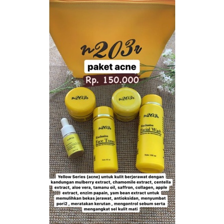 SKINCARE N203R PAKET ACNE / CREAM JERAWAT