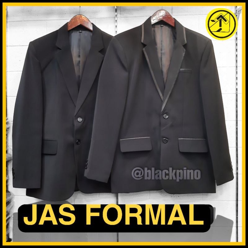 JAS FORMAL REGULAR FIT, JAS NIKAH, JAS WISUDA, JAS SERAGAM (GRATIS TAS &amp; HANGER) | Seragam / Pesantren / Pengajian / Hadiah Orang Tua / Guru / Majlis Taqlim / Nikah / Wisuda anak / Blazer Formal by~ Black Pino