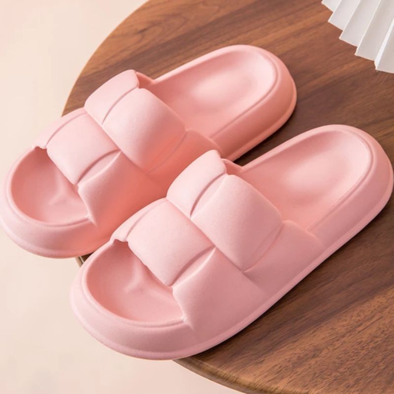 Sandal Korean Wanita Import MINISO Sandal Cewek Sandal Slop Wanita