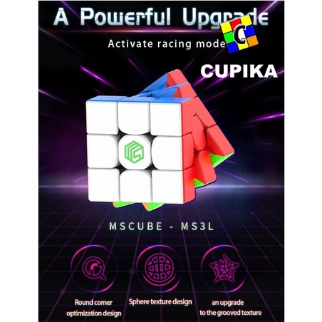 Rubik MsCube MS3L SINGLE Position M 3x3 Magnetic Stickerless MS Cube