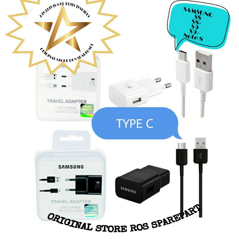 Charger Samsung A20s A30s A50s ORIGINAL 100% Fast Charging USB C