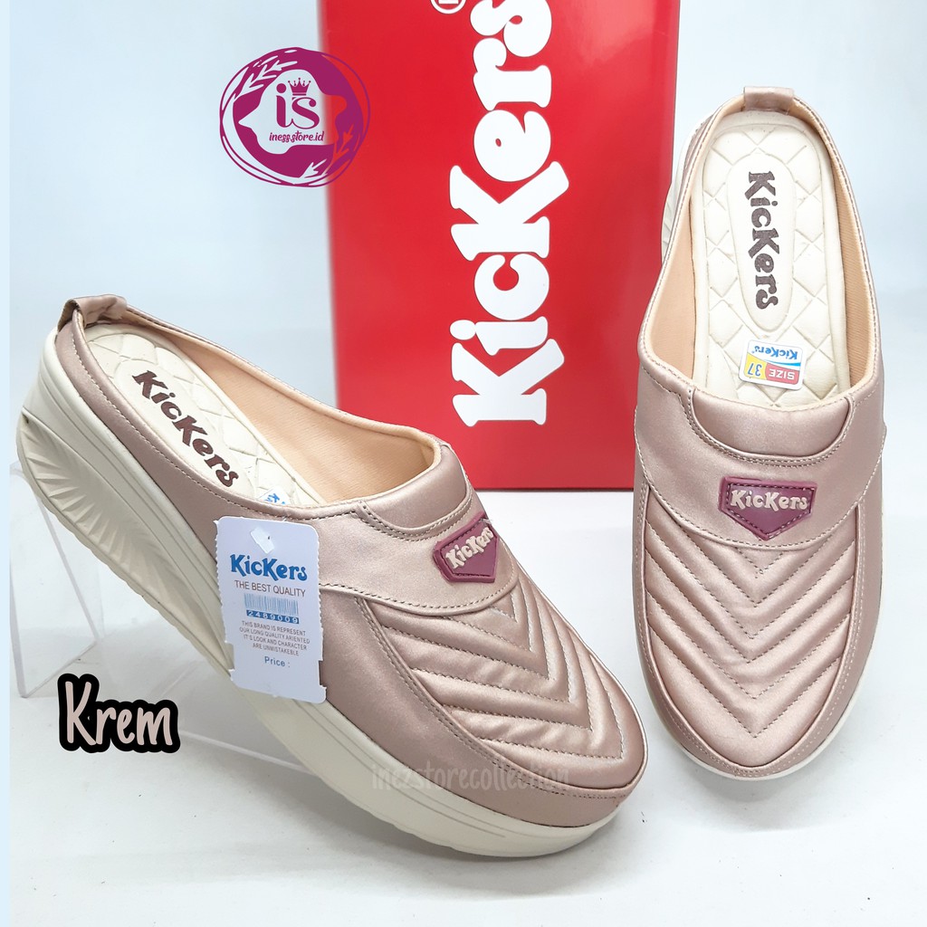 SEPATU WEDGES WANITA KICKERS KODE  SL-V MURAH BERKUALITAS