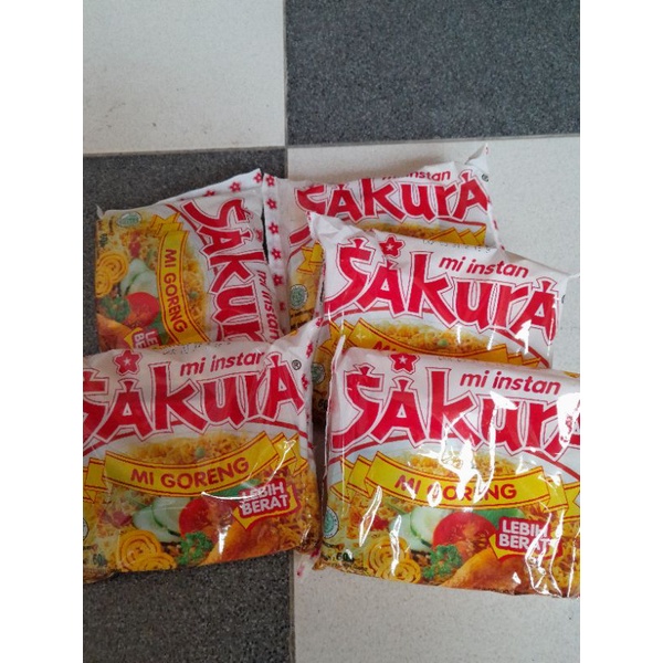 mie sakura mie goreng instan 60 gr 5 bungkus