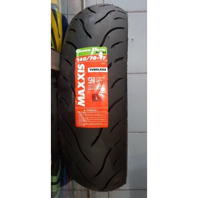 (MAXXIS) - BAN LUAR MAXXIS 140/70-17 GREEN DEVIL BAN BELAKANG NINJA 250 CARBU FI BAN SUPERMOTO