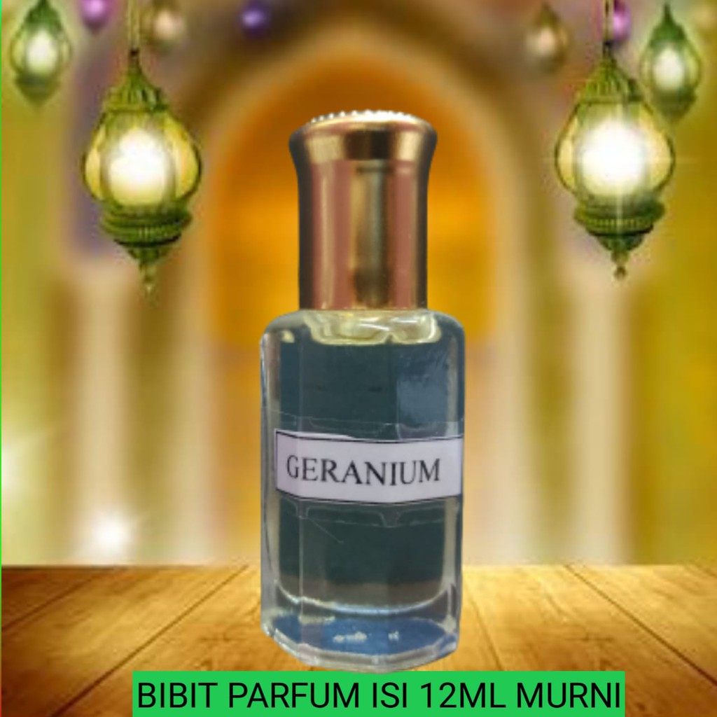Essential oil Minyak Bibit Parfum Geranium 12ml Murni non alkohol