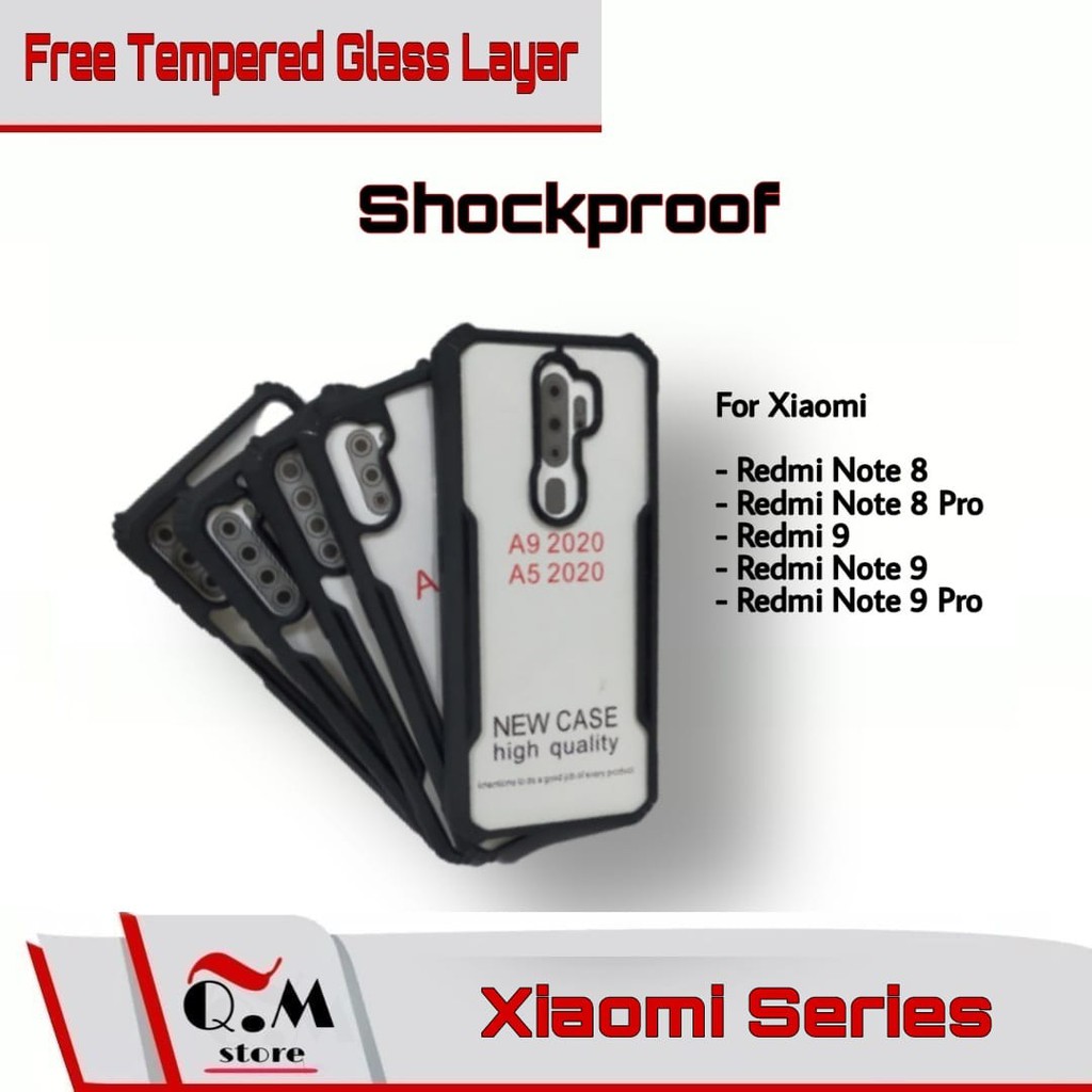 PROMO Case Xiaomi Redmi Note 10 Pro /Note10 /Note 9/9A/9C/Note 8/8Pro/9/9Pro/9Pro Max TPU Shockproof