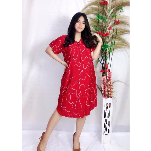 Daster Bali Busui-BSI - AURORA MAROON