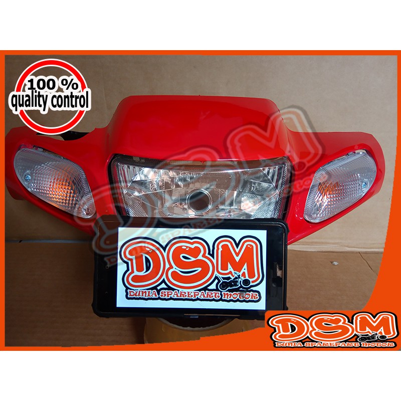 BATOK KEPALA FIZR WARNA MERAH / BATOK DEPAN FIZR MERAH / BATOK KEPALA MERAH YAMAHA FIZR / F1ZR