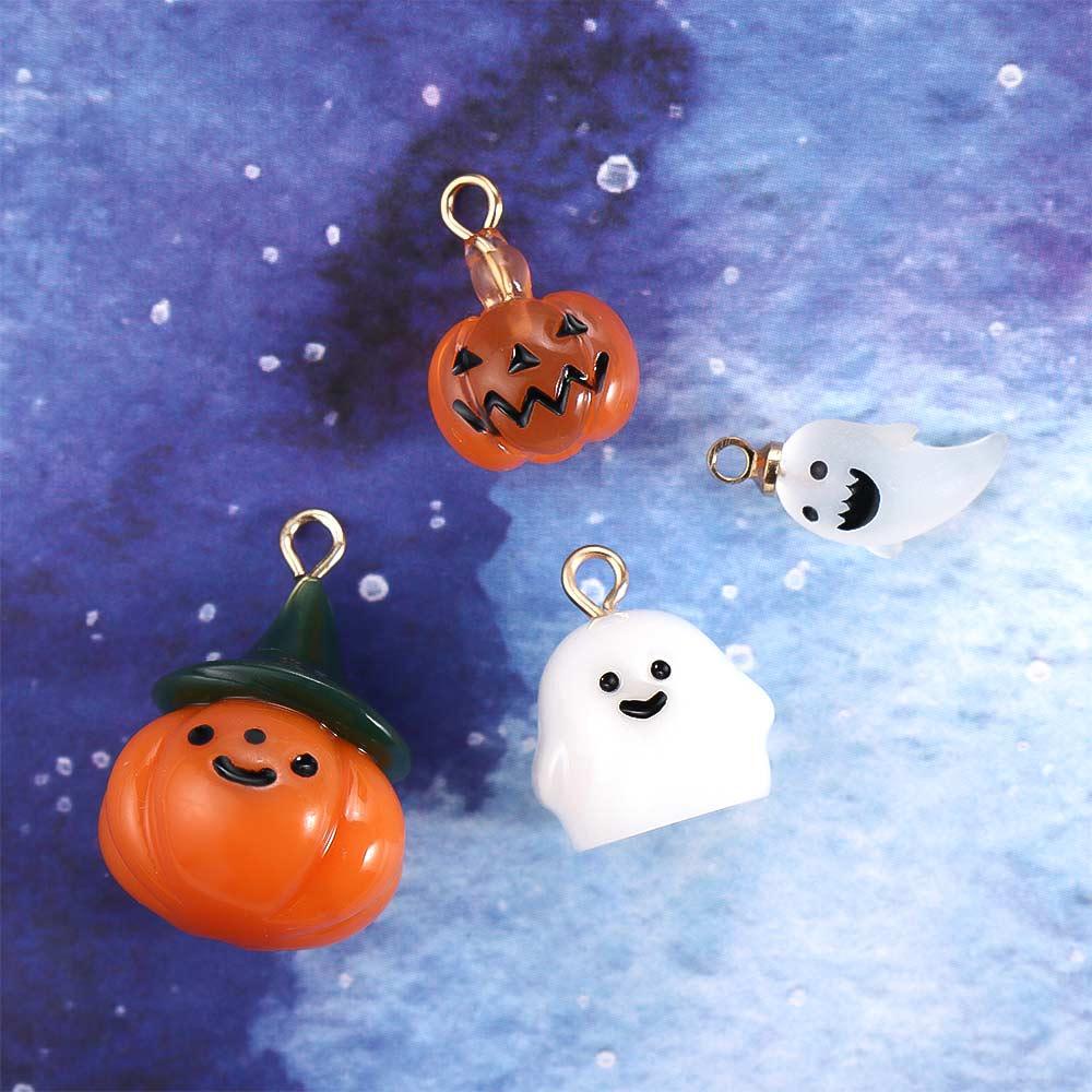 Needway   Halloween Charms Lucu 1pc Handmade Aksesoris Gantungan Kunci Pesona Anting Kalung Liontin Membuat Perhiasan