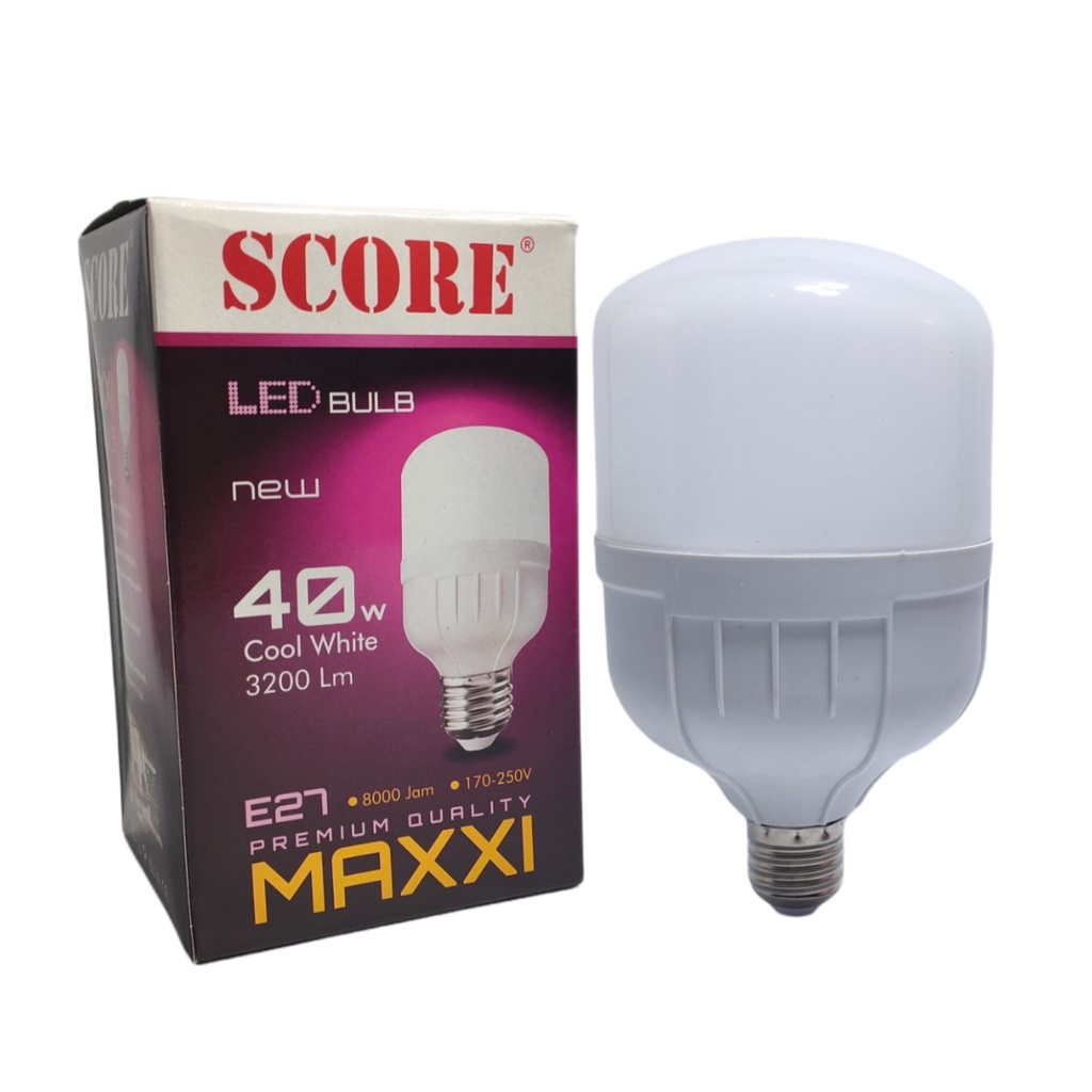 SCORE Maxxi Lampu LED Capsule 40 Watt - Cahaya Putih