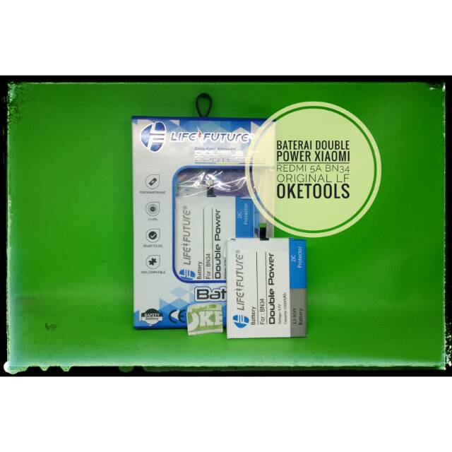 Baterai Xiaomi Redmi 5A BN34 Original LF Double Power Xiaomi Redmi 5A 5 A BN34 BN 34 BN-34 Original