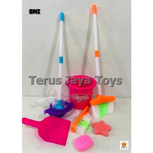 GROSIR MAINAN ANAK PEREMPUAN CLEANING SET MAINAN BERSIH BERSIH/ MAINAN SAPU SEKOP