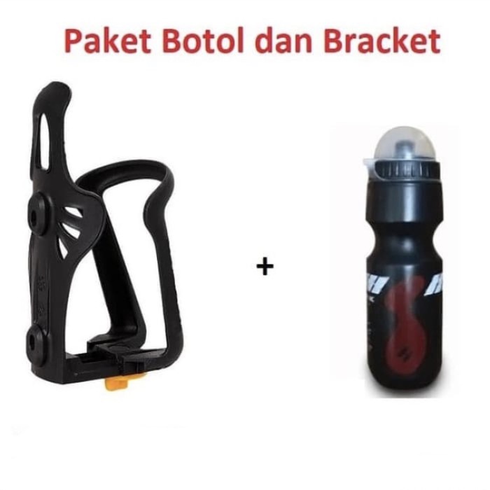 PROMO*** 2 in 1 tempat botol minum sepeda dan botol minum 750 mm seped