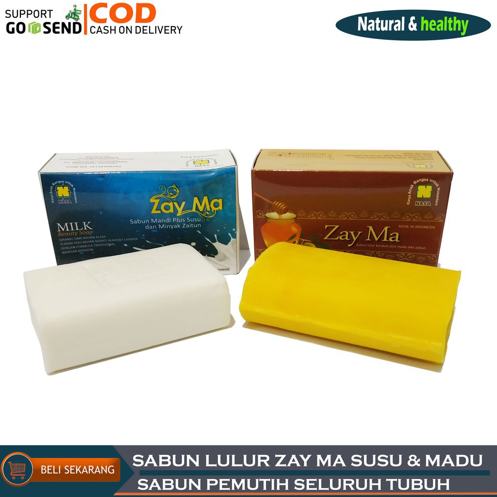 COD Sabun Lulur Keraton Zayma Madu Dan Susu Pemutih wajah dan Tubuh
