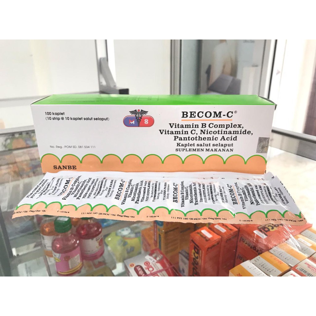 Jual Becomc/ Becom C/ vitamin c 500mg/ multivitamin mineral | Shopee