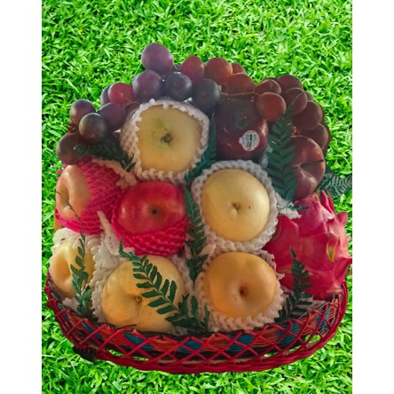 

Parcel buah segar ukuran besar Free kartu ucapan