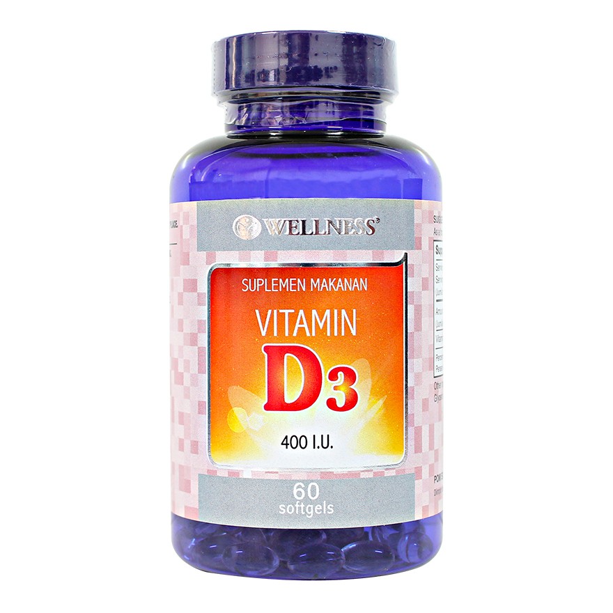 Wellness Vit D3 400Iu 60S