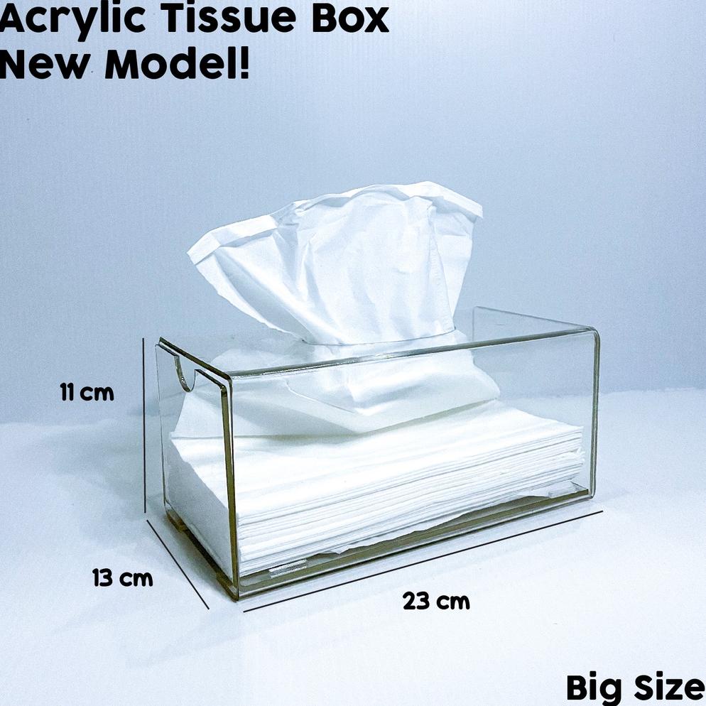 KOTAK TISSUE AKRILIK / ACRYLIC TISSUE BOX TERLARISS...,,,,,