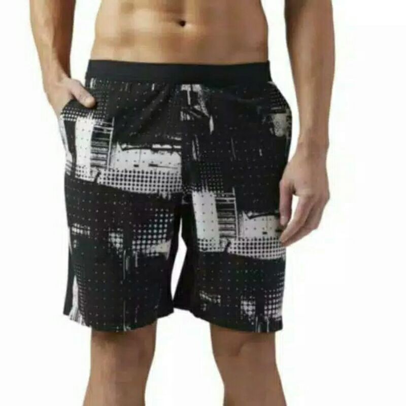 Celana Pendek Pria REEBOK ORIGINAL Sport Shorts Man Gym Fitness Crossfit Olahraga