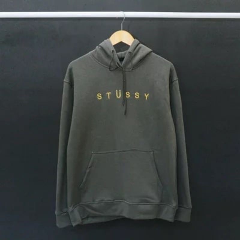 Stuss Oblong Hoodie Fleece Cowo