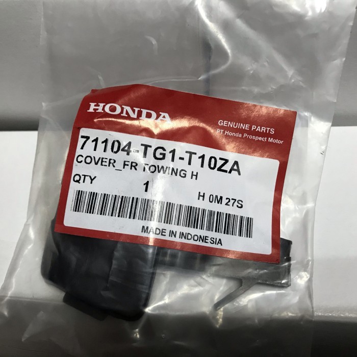 Tutup Cover Towing Bumper Depan Honda Brio 2016 2017 2018