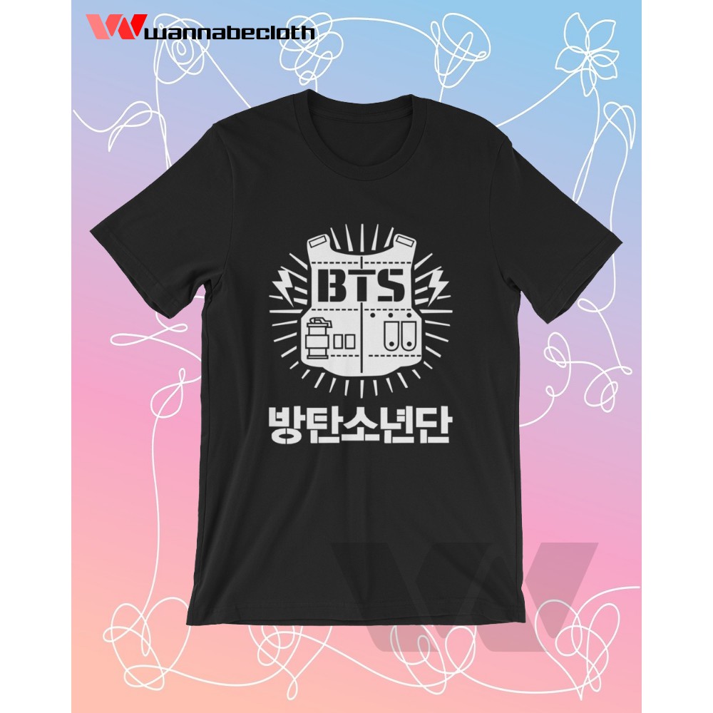Kaos BTS Baju T-shirt BTS Logo 1