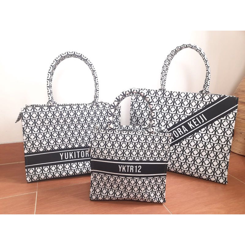 YKTR12 Tote Bag Custom Nama