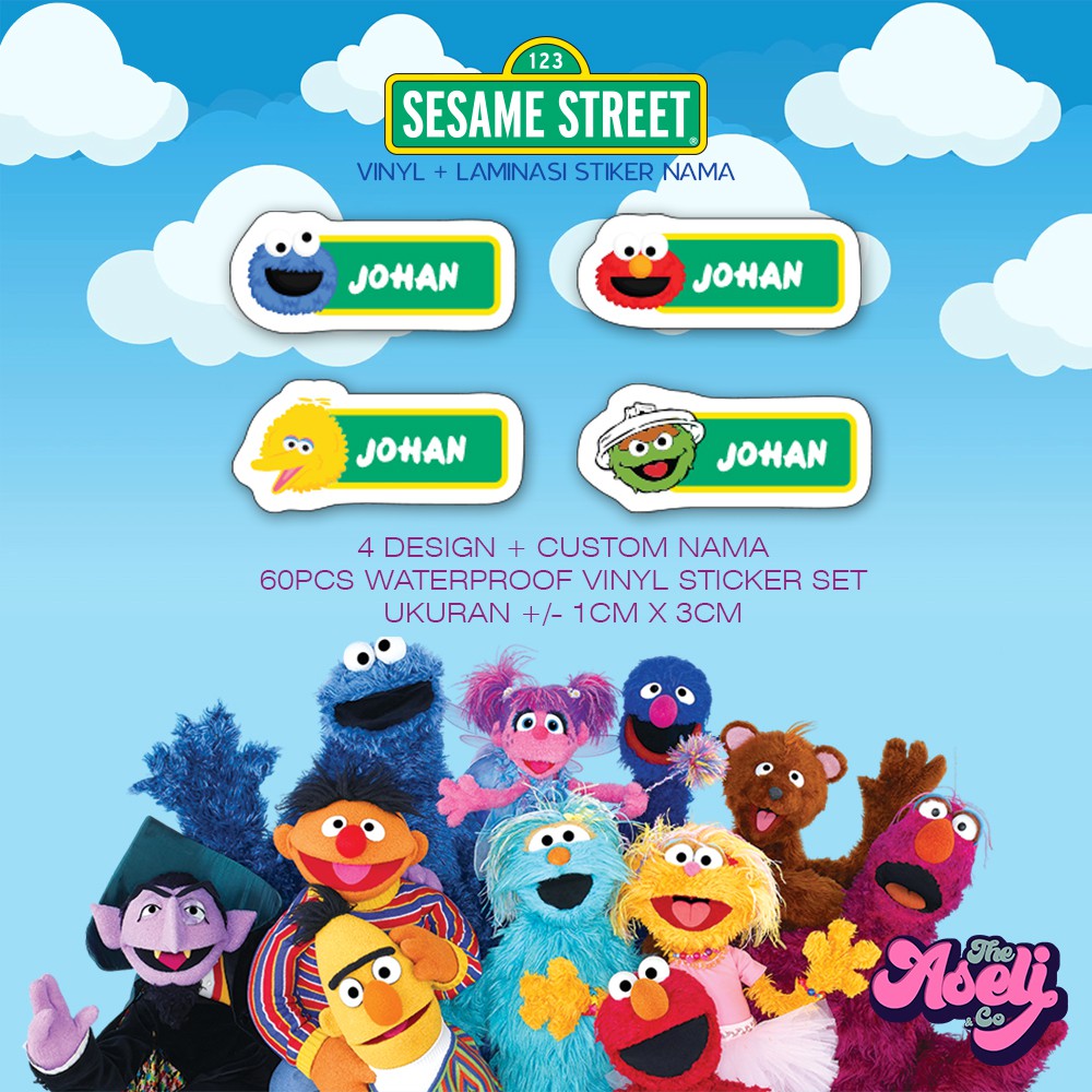 

bib Stiker Label Nama Anak Tahan Air Custom Nama Untuk Botol Alat Sekolah