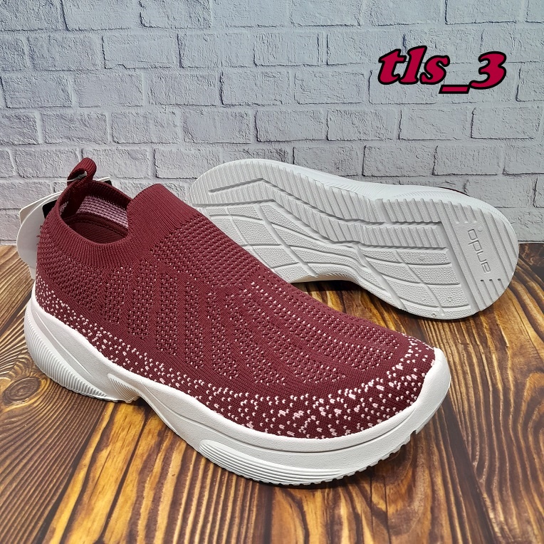 Sepatu Slip On Wanita Ando Naomi 37-40 Sepatu Sneaker Cewek