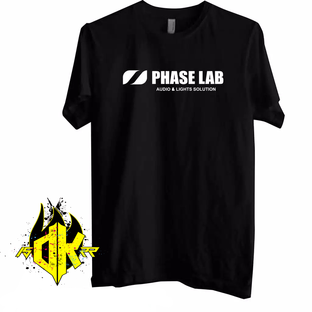 T-Shirt kaos Phase lab / kaos operator sound system / Kaos Audio Phase Lab