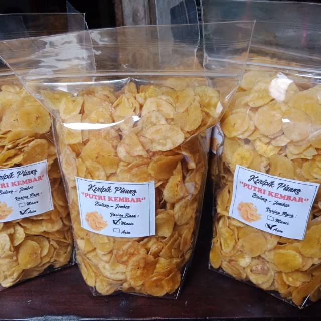 

Keripik pisang PUTRI KEMBAR (best seller)