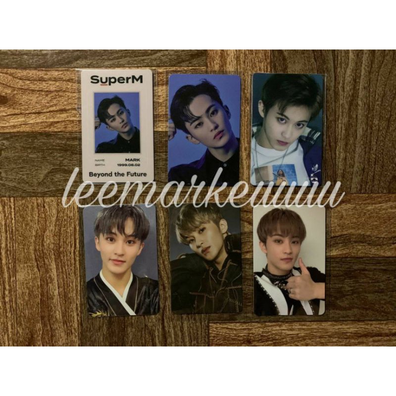 Photocard PC Mark SuperM Beyondlive BL Id Card Set, Empathy Cashbee Go, 2020 Ace Membership Kit (Log