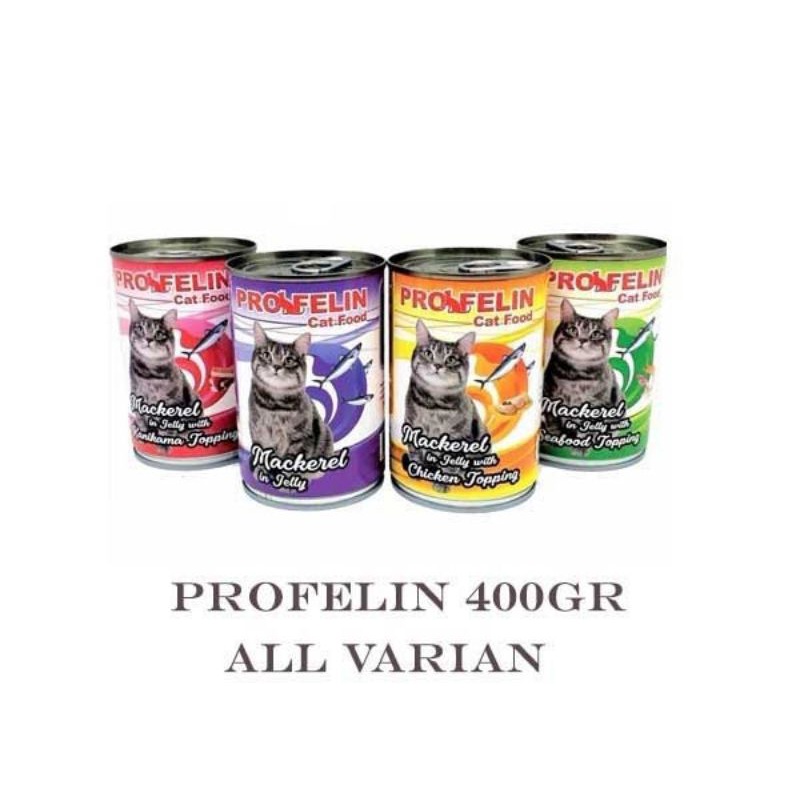 Profelin cat food kaleng mackerel 400 gram