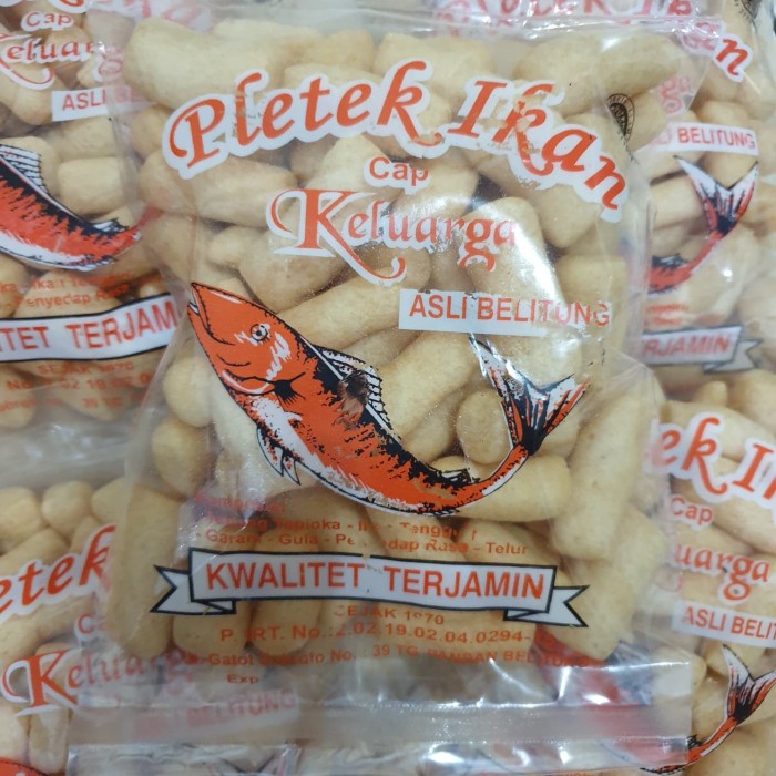 

NEW Kerupuk / Pletek Ikan Belitung cap Keluarga ukuran Besar