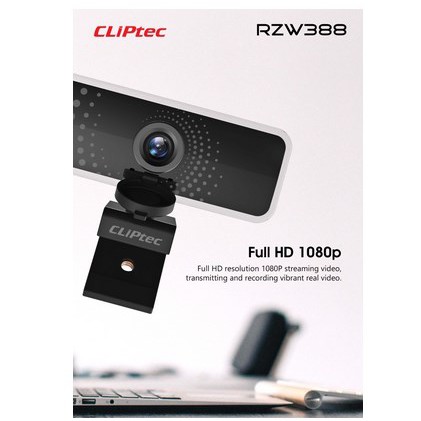 ITSTORE Webcam Full HD 1080P Wide-Angle CLIPtec RZW388 Promo RZW 388