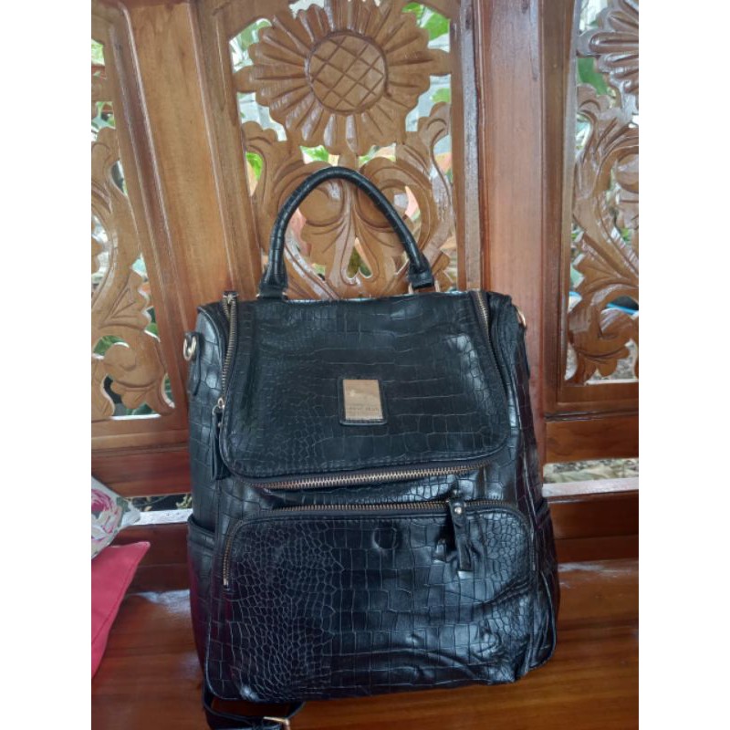 Ransel Croco Omar Sharif Preloved Tas