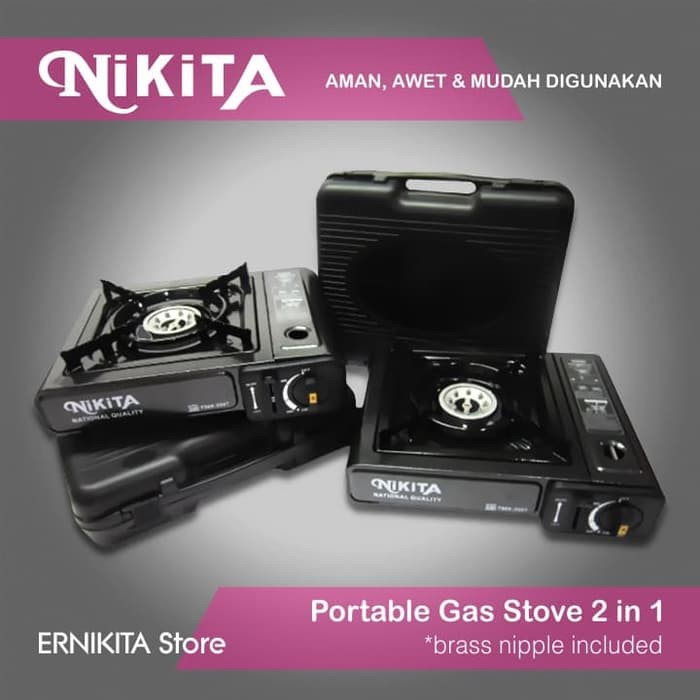 New Promo Kompor Gas Portable Nikita 2 In 1