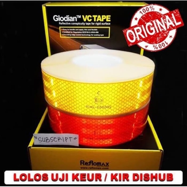 Sticker Reflektor Scotlight Pemantul Cahaya Syarat Keur