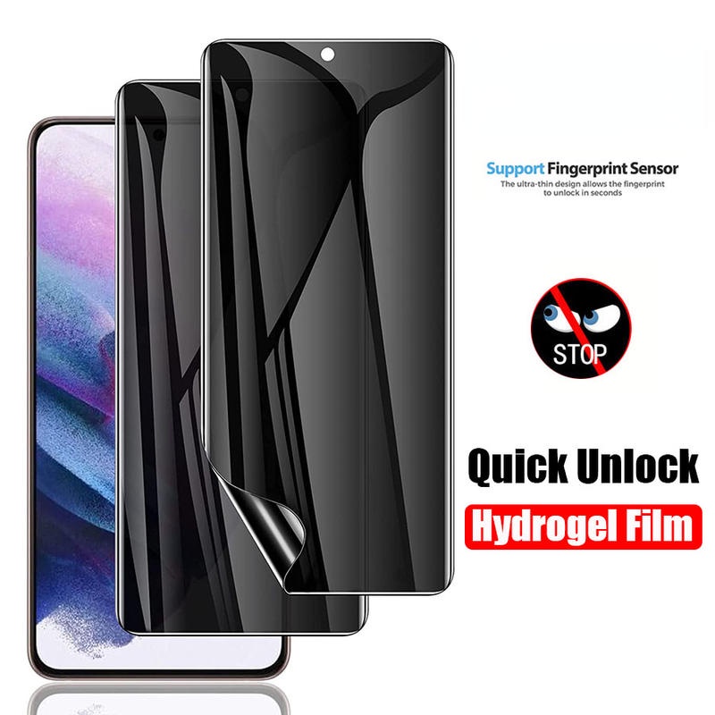 Pelindung Layar Hydrogel Anti Spy Untuk OPPO Realme X2 X7 Pro X50 X50M GT Neo2 Neo2T Neo3 X5 Pro