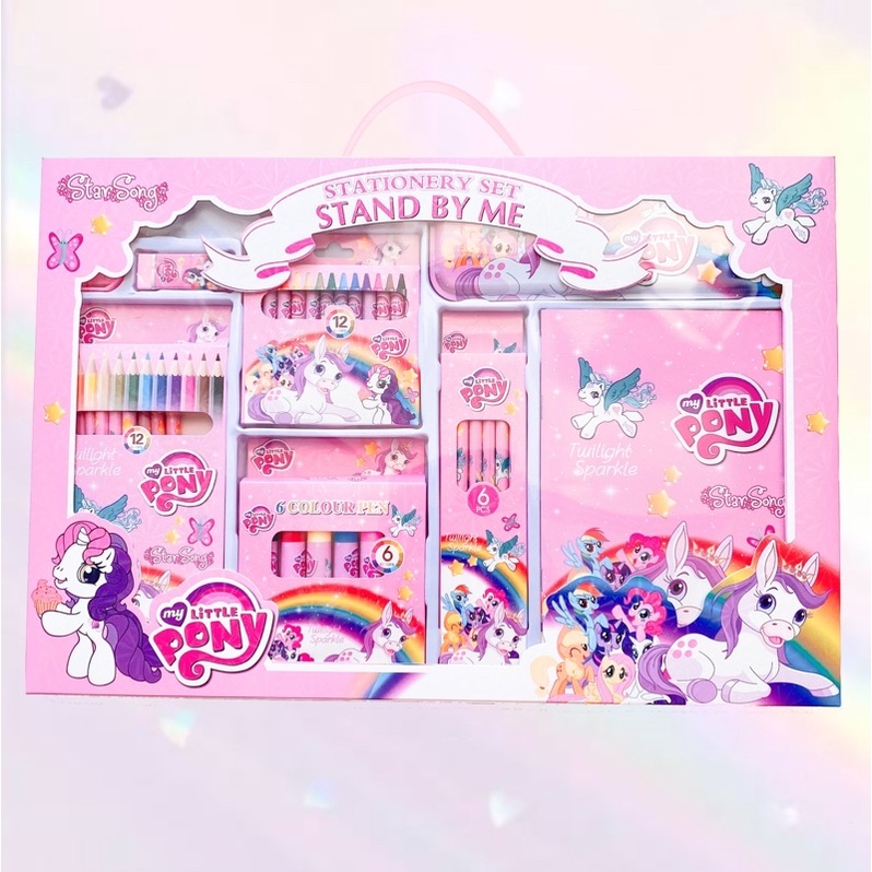 

Set alat gambar little pony super komplit