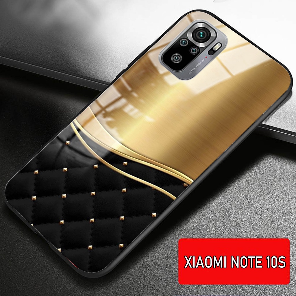 Softcase Glass Kaca XIAOMI REDMI NOTE 10 S - Casing HP XIAOMI REDMI NOTE 10 S [ S34].