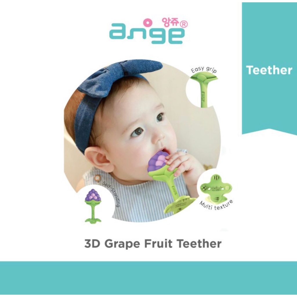 Ange 3D fruit Teether CLip / Gigitan Bayi