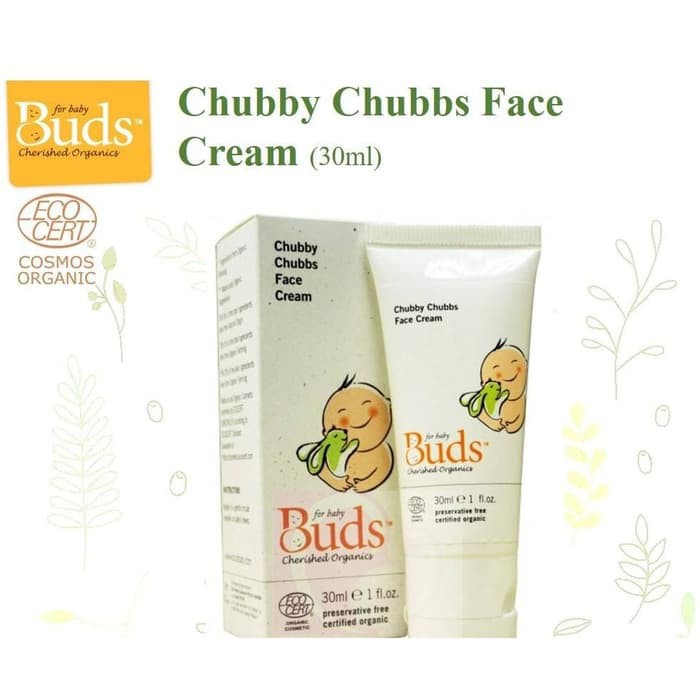 Buds Cherished Organics Chubby Chubbs Baby Face Cream 30ml