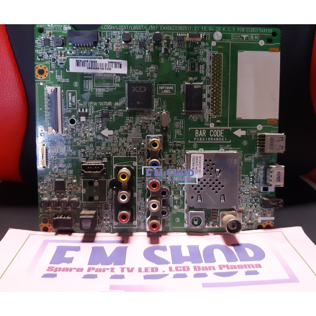 Mainboard TV LG 43LF540T - Mesin TV LG 43LF540T-TB - MB TV LG 43LF540 T