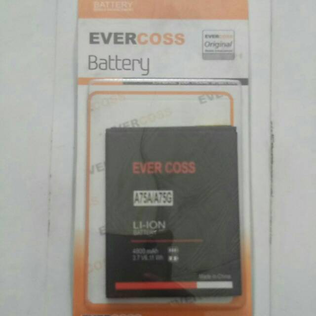 Batre baterai baterry evercoss a75a a75g