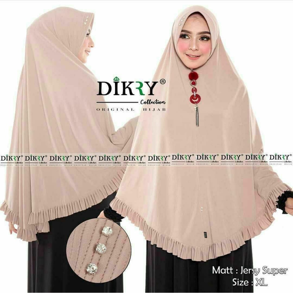 HIJAB INSTANT JUMBO DICKRY ORI FALS