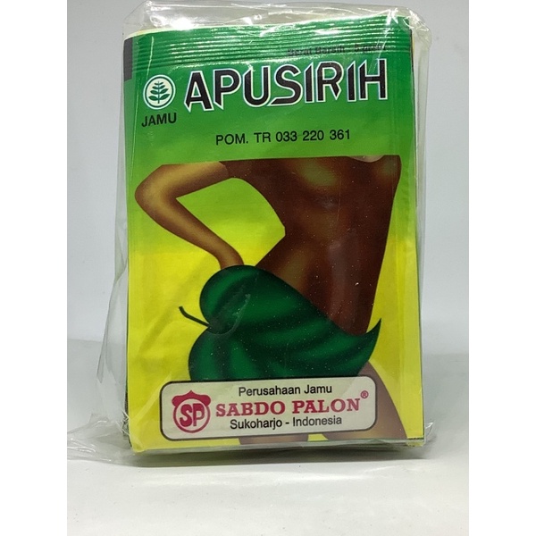 

Jamu Apu Sirih