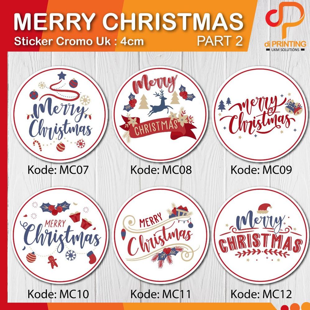

STIKER NATAL - STICKER CHRISTMAS - STIKER LABEL PART 2 TERLARIS